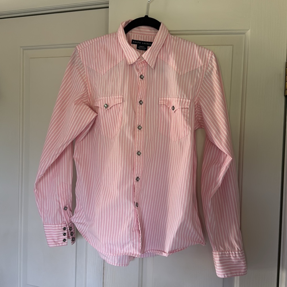 Ralph Lauren Western Button Down Slim Fit Shirt